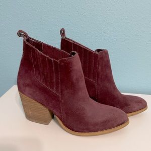 Beautiful Suede Ankle Boots by Crown Vintage